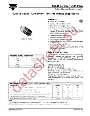 TGL41-130A-E3/96 datasheet  